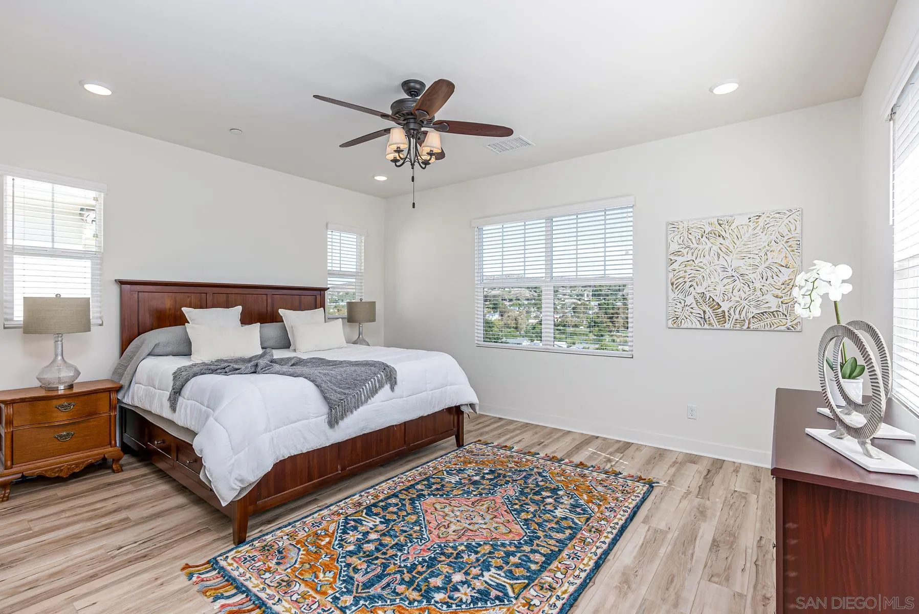 8855 Weston Road Santee, CA 92071 - Photo 19 of 36 a bedroom with a large bed and a window
