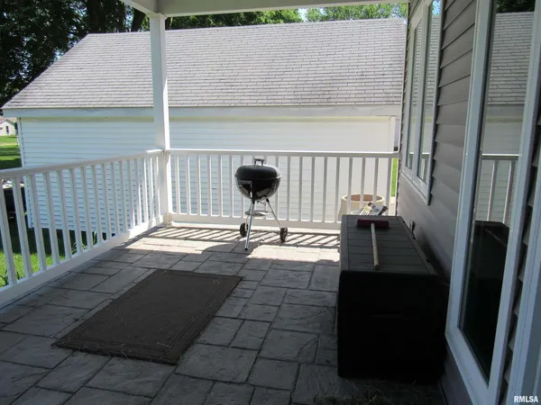a view of balcony and deck