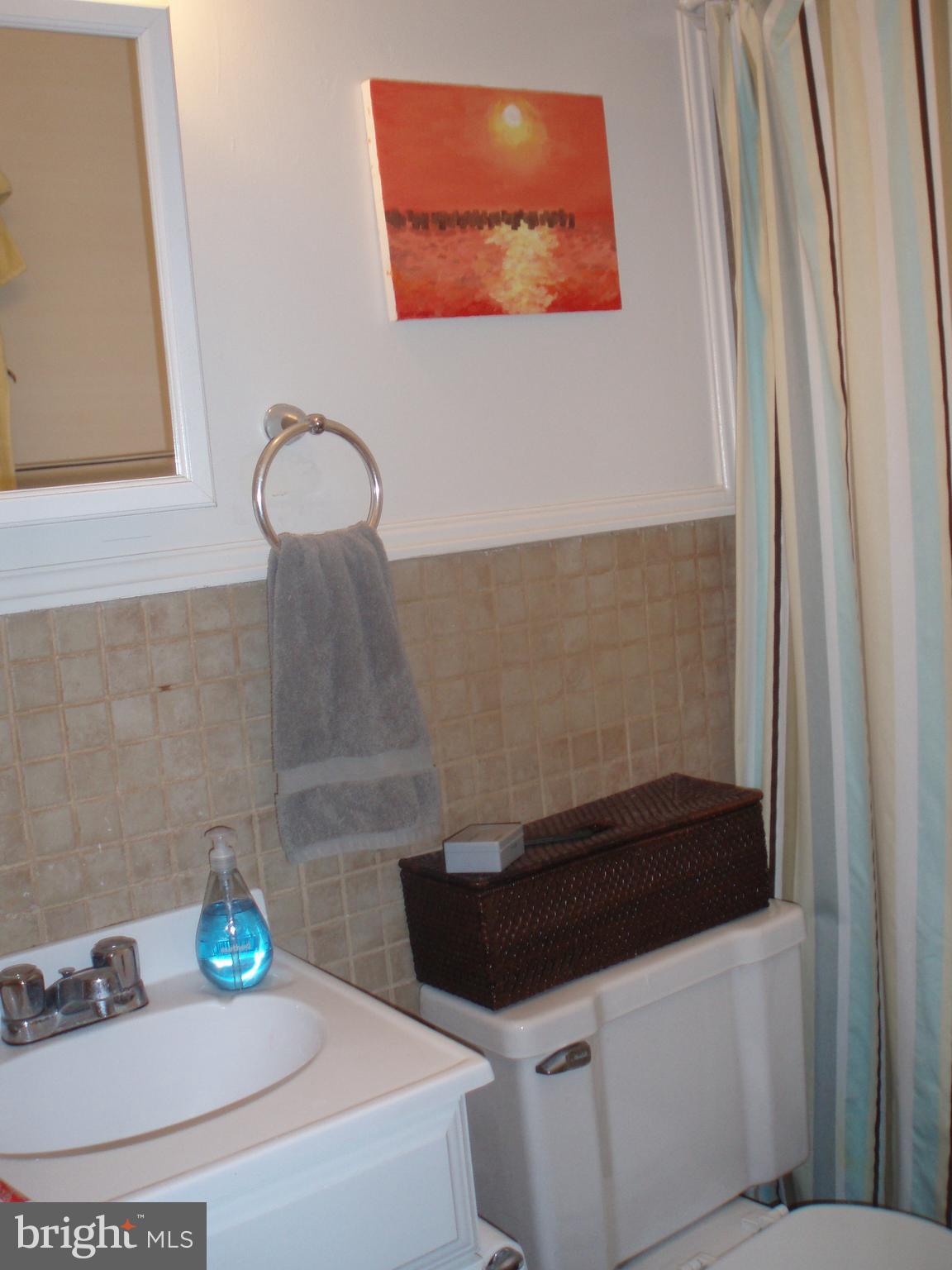 2043 Green Street, Unit 2R Philadelphia, PA 19130 - Photo 3 of 3 a bathroom with a sink and a mirror