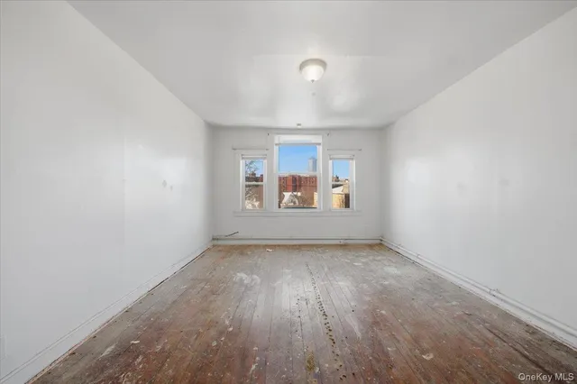 wooden floor in an empty room