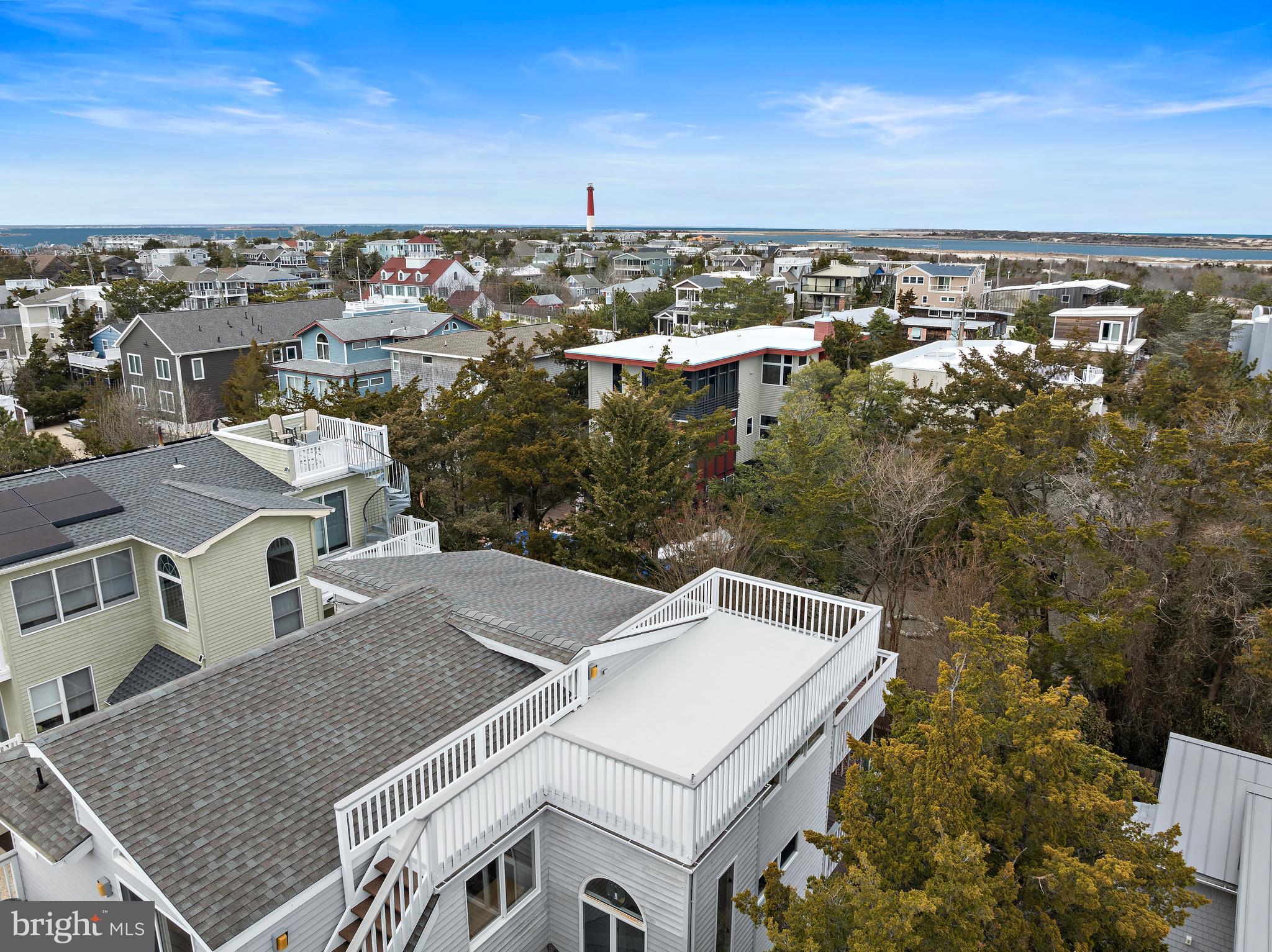 20 East 8th Street Barnegat Light, NJ 08006 - Photo 31 of 80 Rooftop deck view of Old Barney