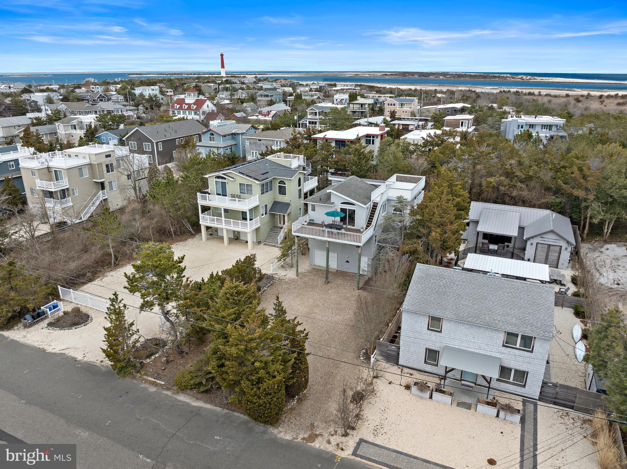20 East 8th Street Barnegat Light, NJ 08006 - Photo 67 of 80 an aerial view of a house with a lake view