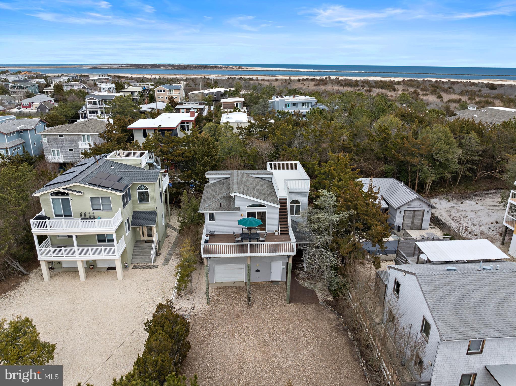20 East 8th Street Barnegat Light, NJ 08006 - Photo 69 of 80 an aerial view of a house with a garden