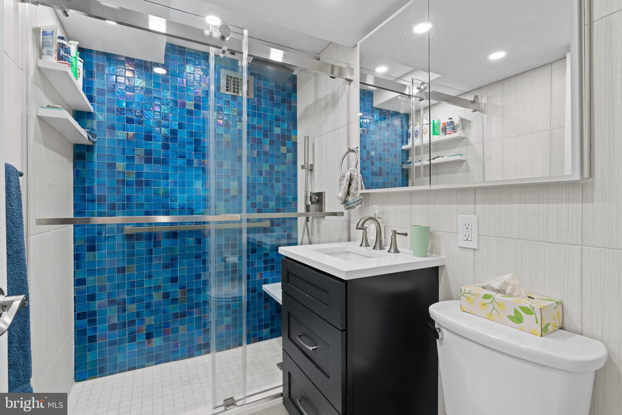 3901 Tunlaw Road Northwest, Unit 506 Washington, DC 20007 - Photo 11 of 21 Beautiful renovated bathroom