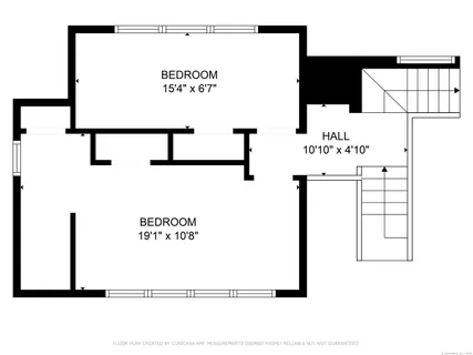 a picture of a bench in a white wall