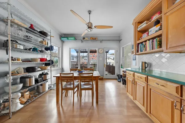 a view of storage and utility room