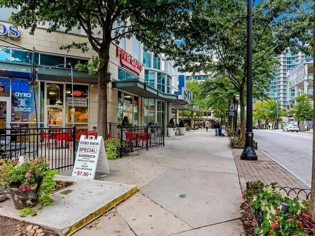 a sign on the side of a building