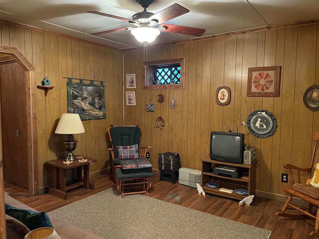 823 Crisp Road Murphy, NC 28906 - Photo 12 of 17 a living room with furniture a flat screen tv and a wall painting