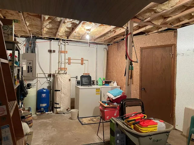 a room with musical instruments