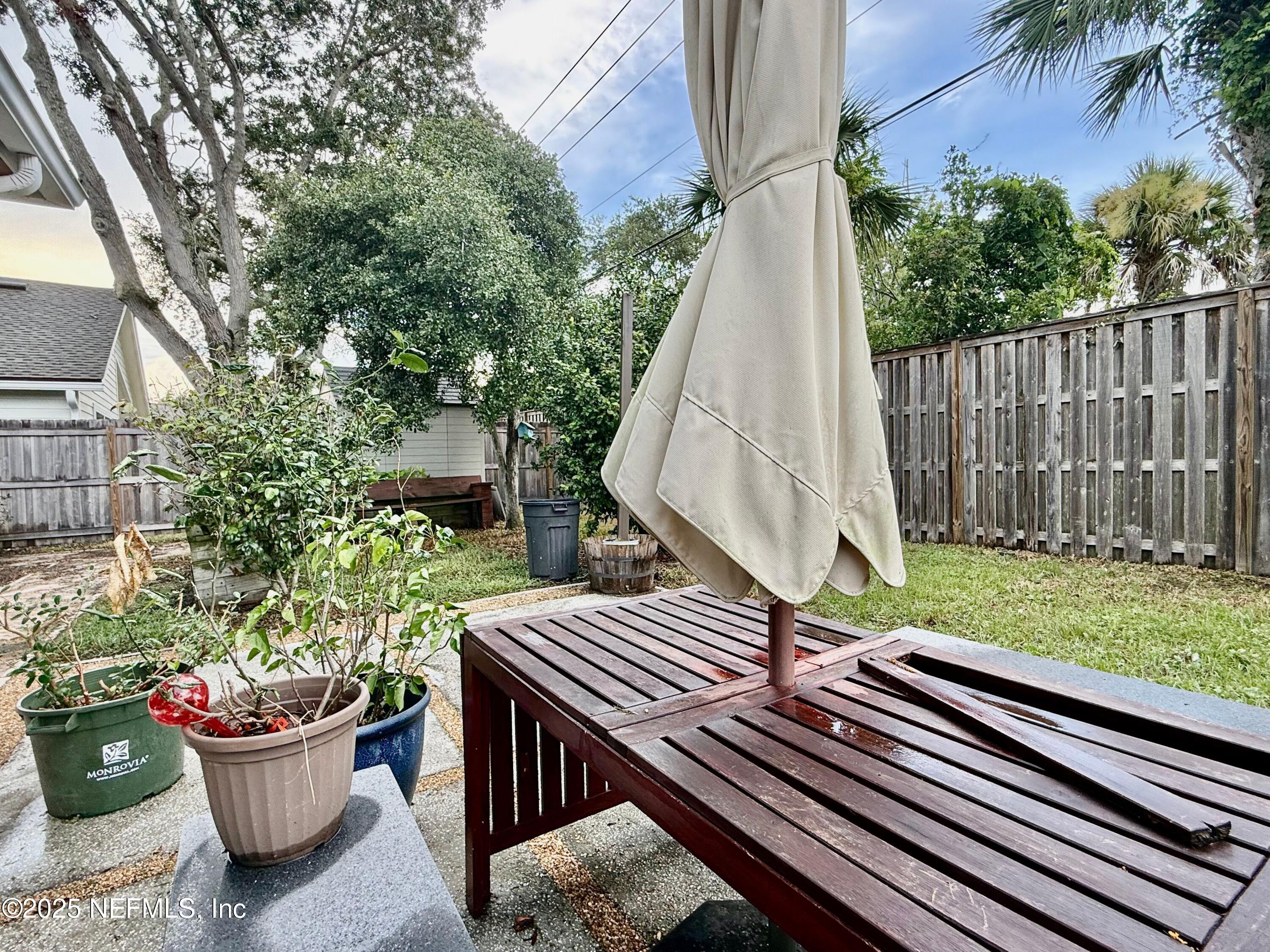 168 Patrick Mill Circle Ponte Vedra Beach, FL 32082 - Photo 25 of 33 a view of a backyard with a patio