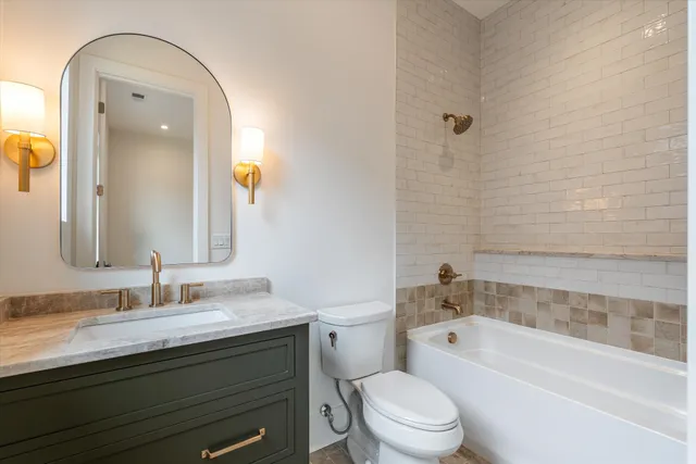 a balcony with furniture