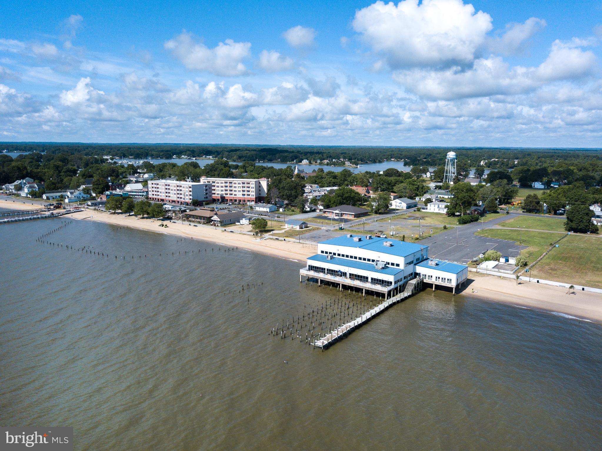 7 Locust Avenue Colonial Beach, VA 22443 - Photo 6 of 9 Downtown Aerial