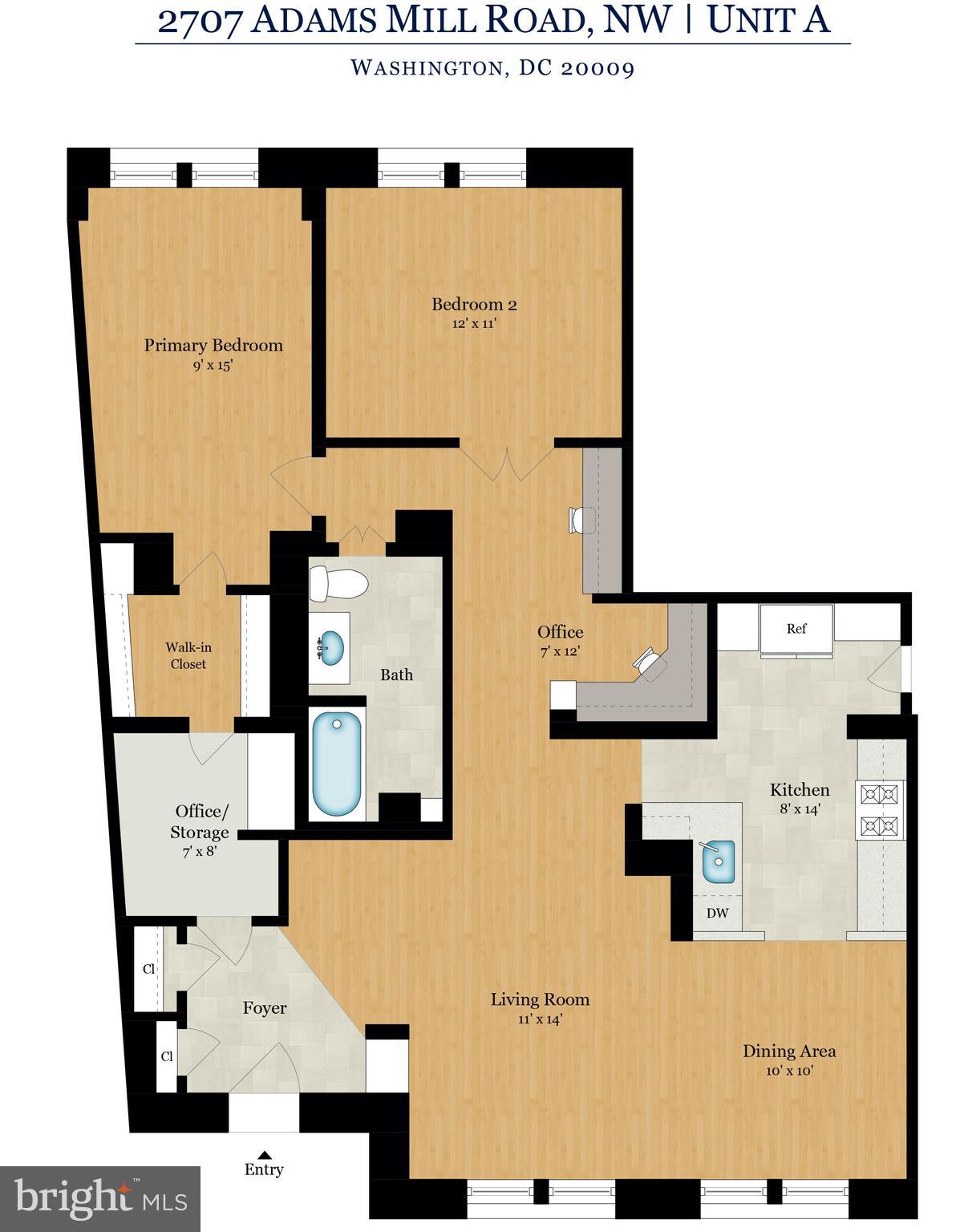 2707 Adams Mill Road Northwest, Unit A Washington, DC 20009 - Photo 3 of 37 Gallery Image 3