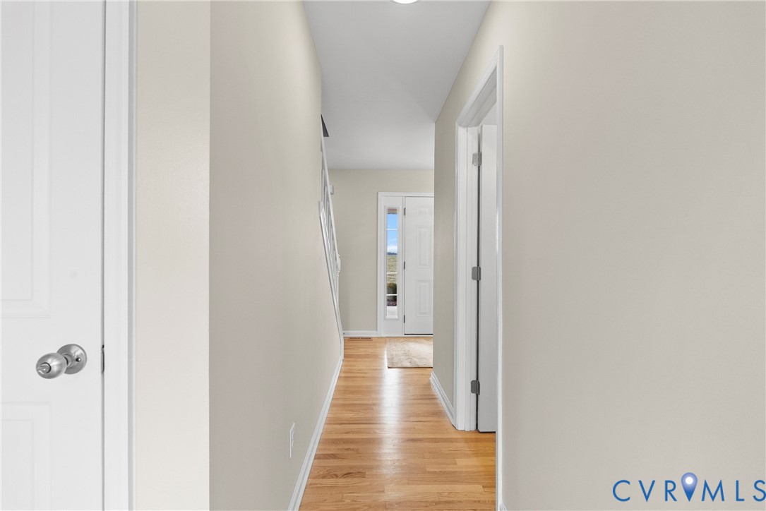 842 Hardtimes Road Farmville, VA 23901 - Photo 18 of 50 Hallway with light wood-type flooring and baseboar