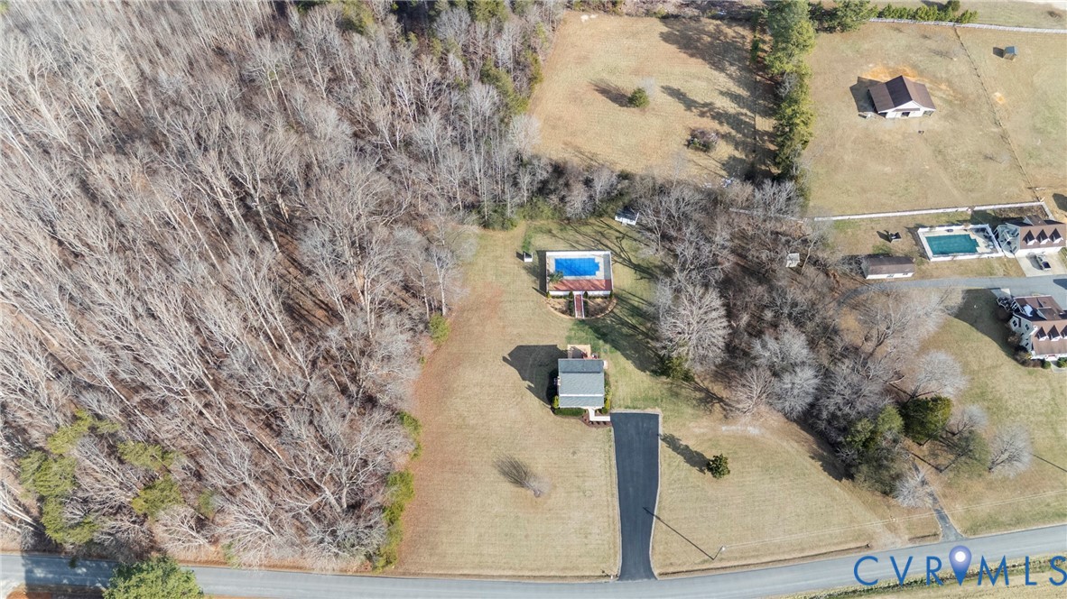 842 Hardtimes Road Farmville, VA 23901 - Photo 48 of 50 Aerial view of property and surrounding area