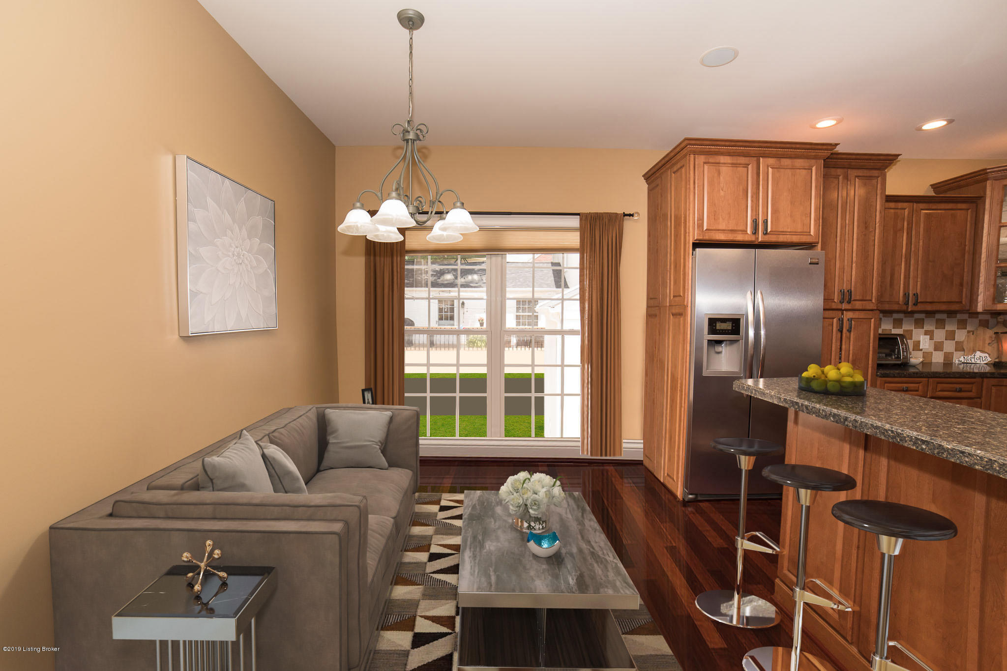 220 Ring Road Louisville, KY 40207 - Photo 14 of 109 Here is the dining area virtually staged as a living area