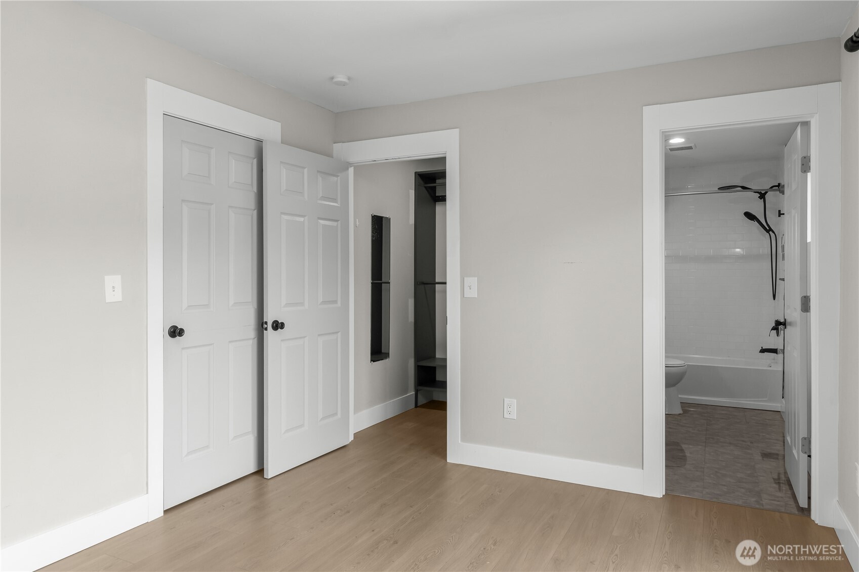 625 173rd Street South Spanaway, WA 98387 - Photo 17 of 35 a view of a bathroom from a hallway