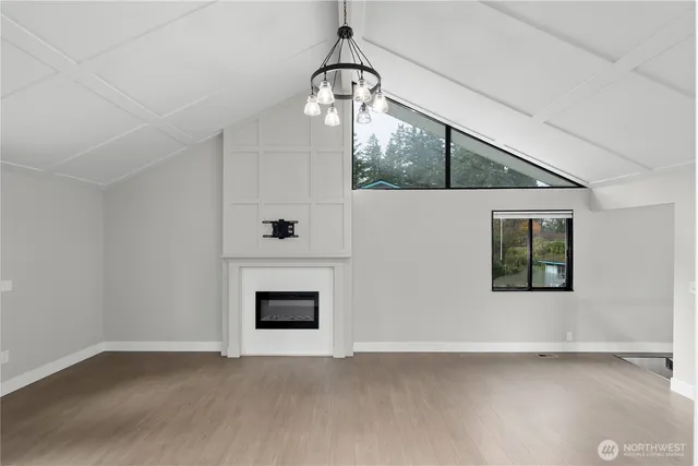 a view of a livingroom with furniture