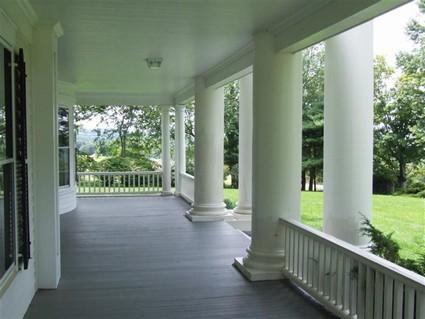 406-396 Sharon Road Salisbury, CT 06039 - Photo 14 of 20 a view of a porch with furniture and garden