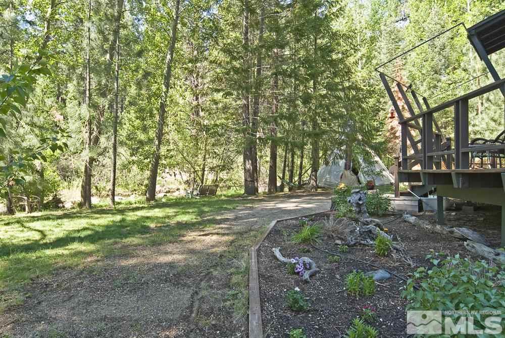 820 Hot Springs Road Markleeville, CA 96120 - Photo 7 of 36 a backyard of a house with lots of green space