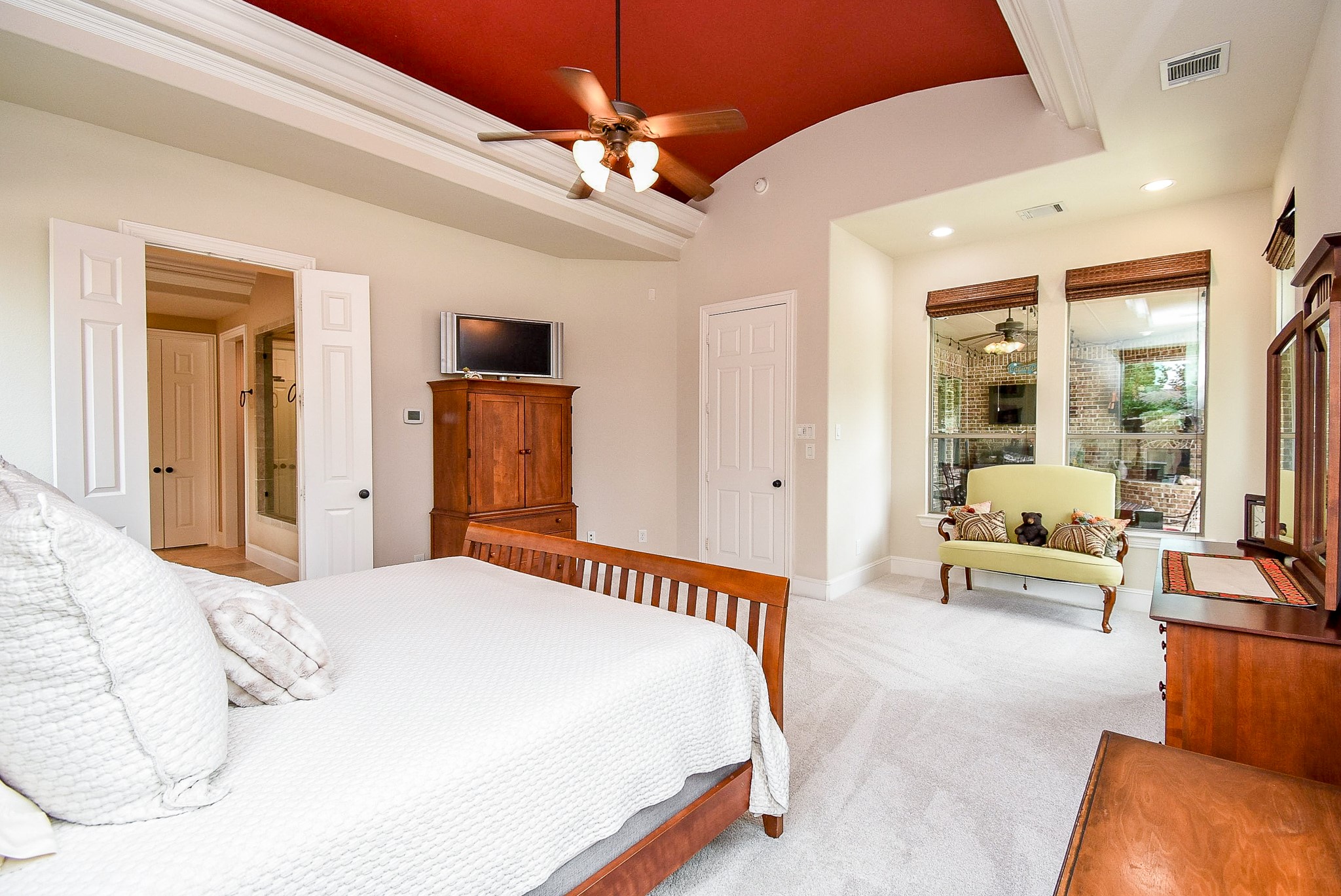 27427 Guthrie Ridge Lane Katy, TX 77494 - Photo 26 of 48 a bedroom with a bed and ceiling fan