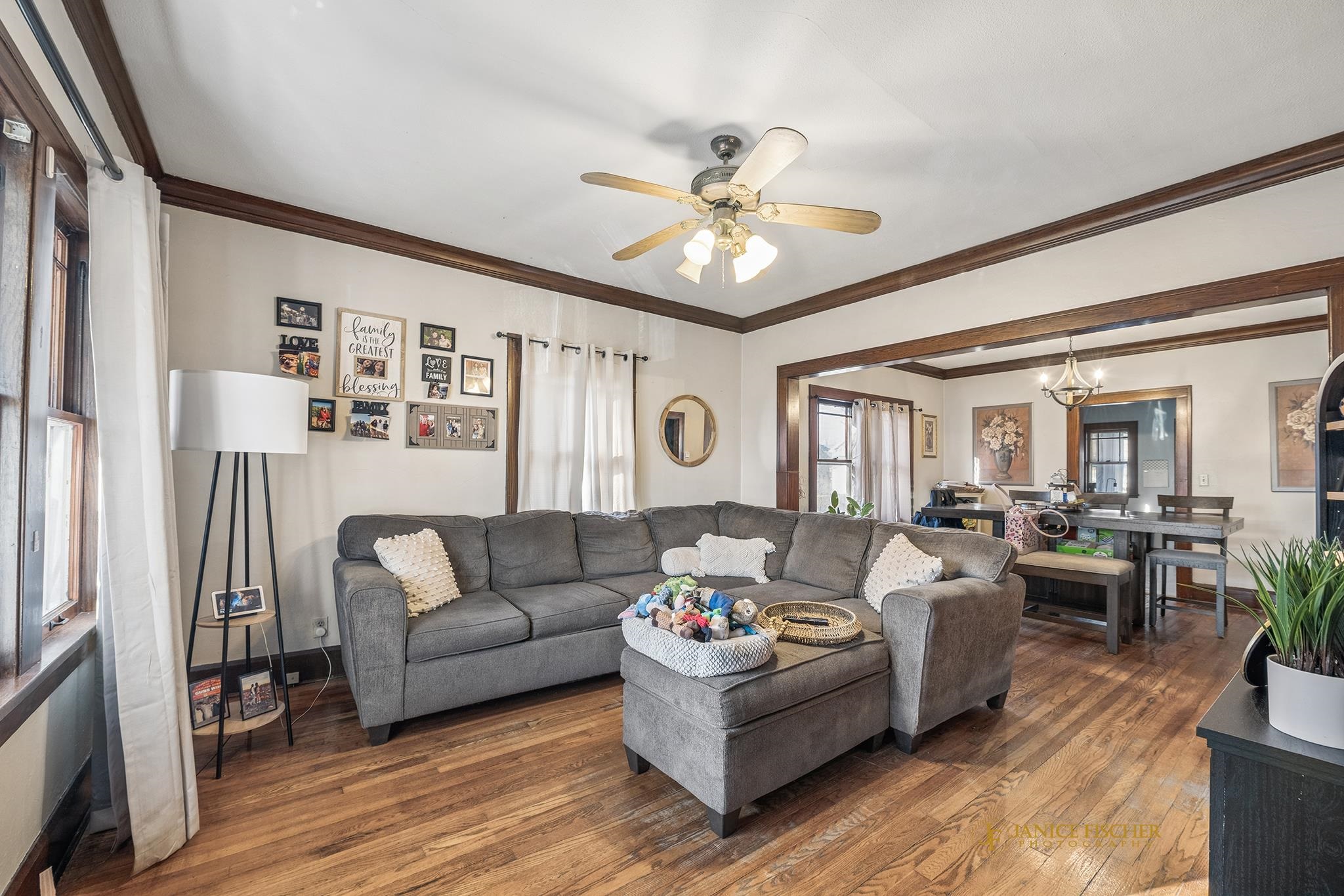 522 Rome Avenue Rockford, IL 61107 - Photo 3 of 13 a living room with furniture and a large window