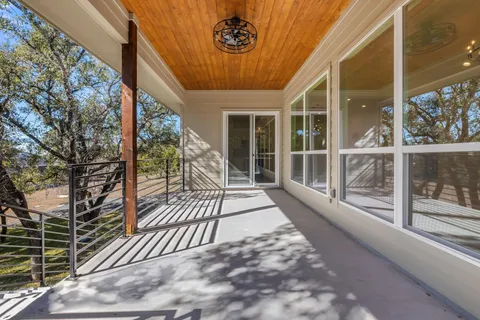 a view of a house with a porch