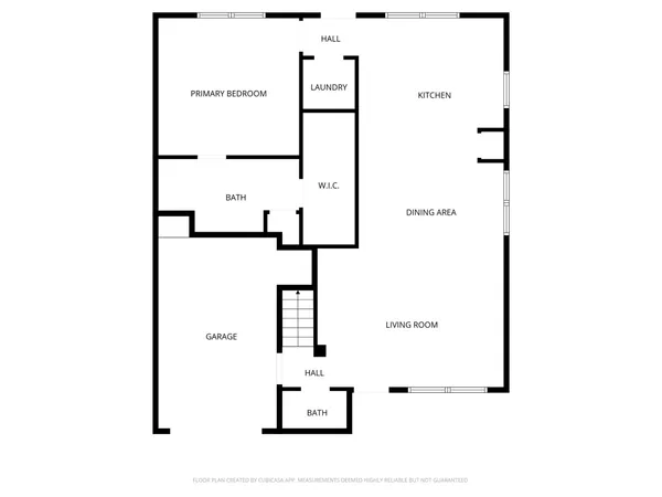 a picture of a floor plan