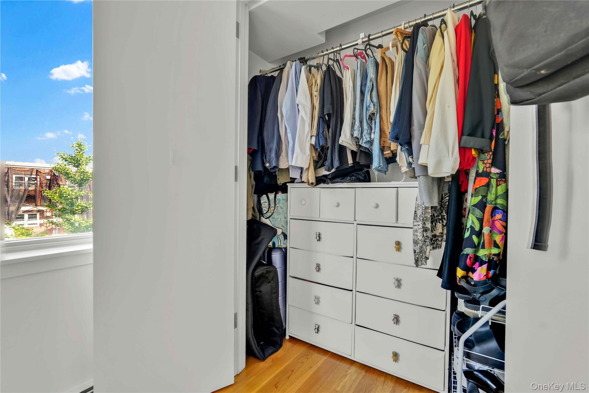 30-80 47th Street, Unit 3A Queens, NY 11103 - Photo 23 of 31 a view of walk in closet with clothes