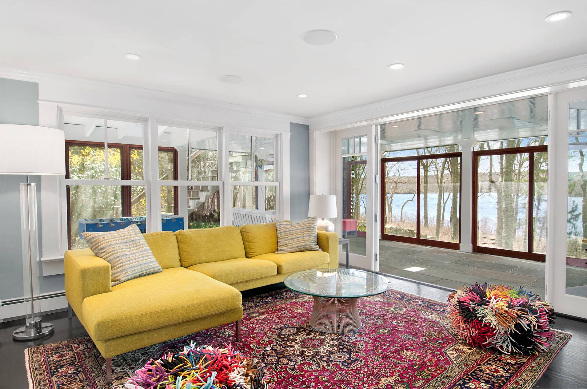 1333 Sagg Road Sag Harbor, NY 11963 - Photo 13 of 29 a living room with furniture potted plant and a rug