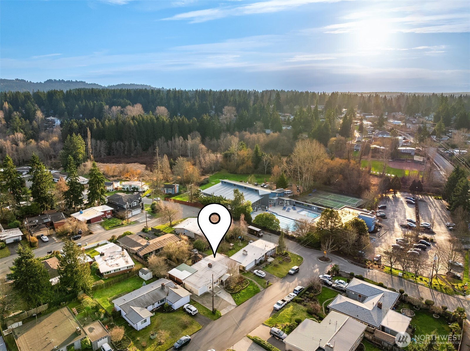 15411 Southeast 8th Street Bellevue, WA 98007 - Photo 22 of 24 an aerial view of a city