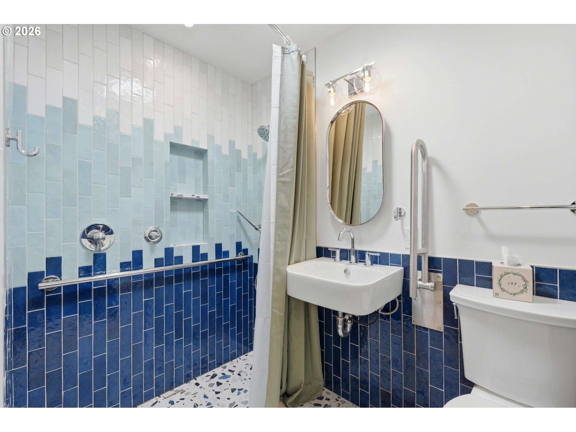 16706 Southeast Ankeny Street Portland, OR 97233 - Photo 22 of 43 a bathroom with a sink vanity tub and a mirror