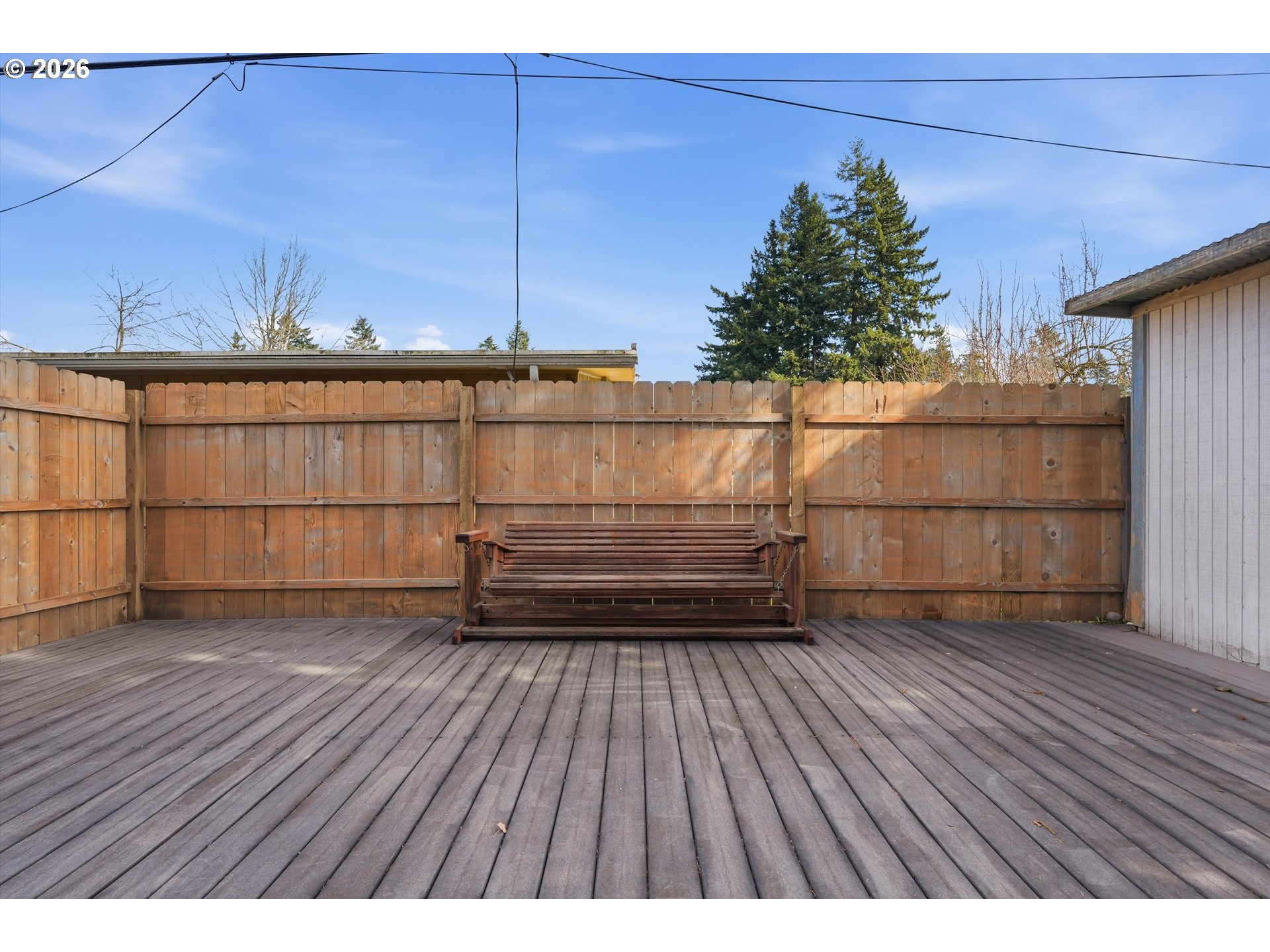 16706 Southeast Ankeny Street Portland, OR 97233 - Photo 35 of 43 a view of outdoor space with wooden floor and stairs