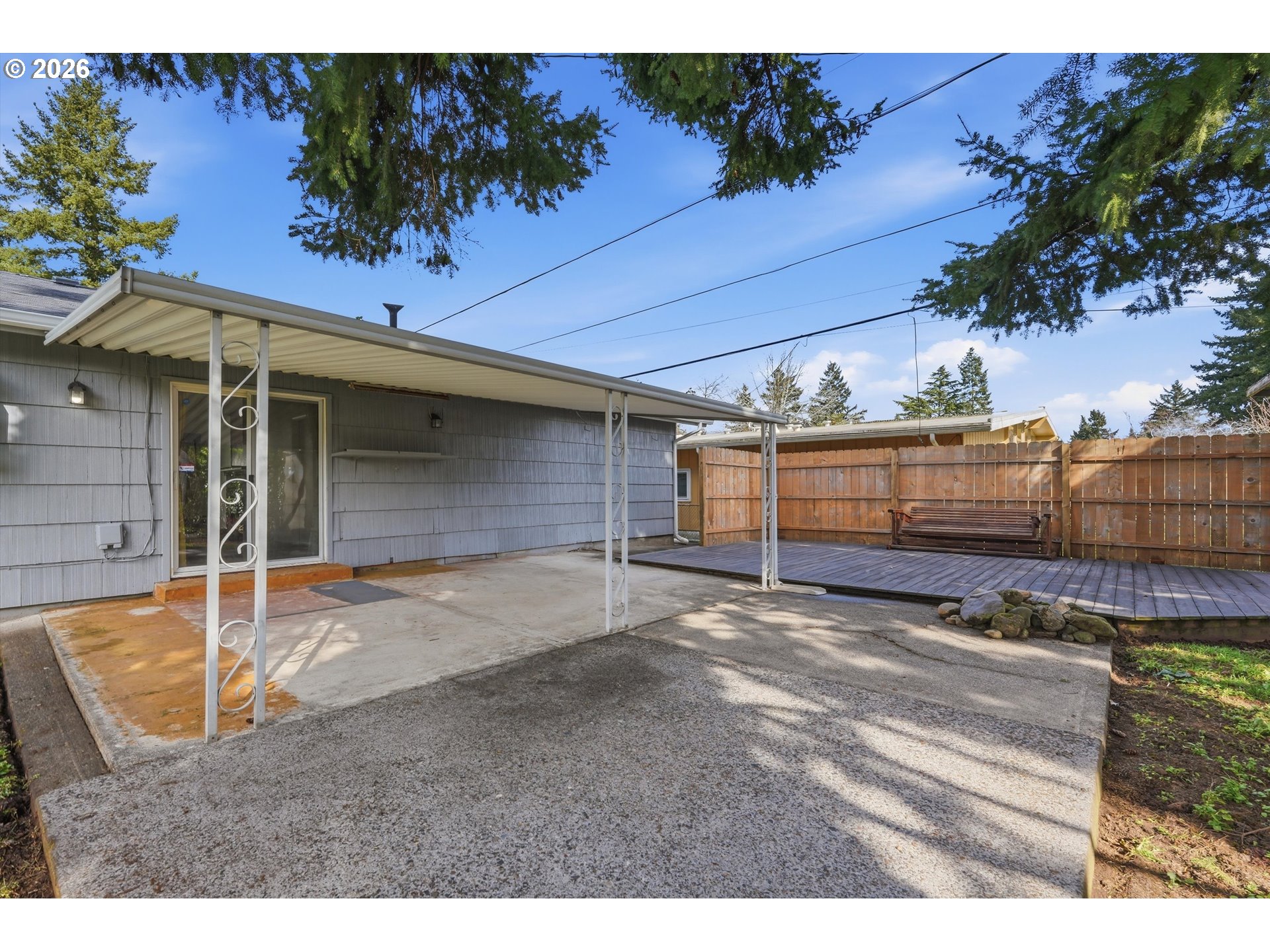 16706 Southeast Ankeny Street Portland, OR 97233 - Photo 37 of 43 a view of a backyard
