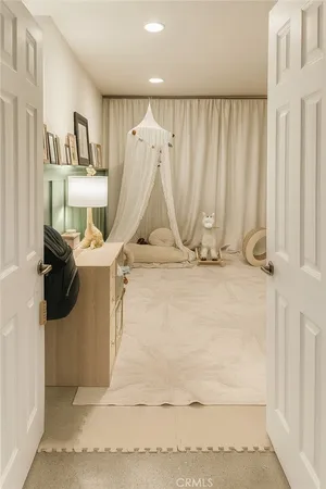a view of a room with door