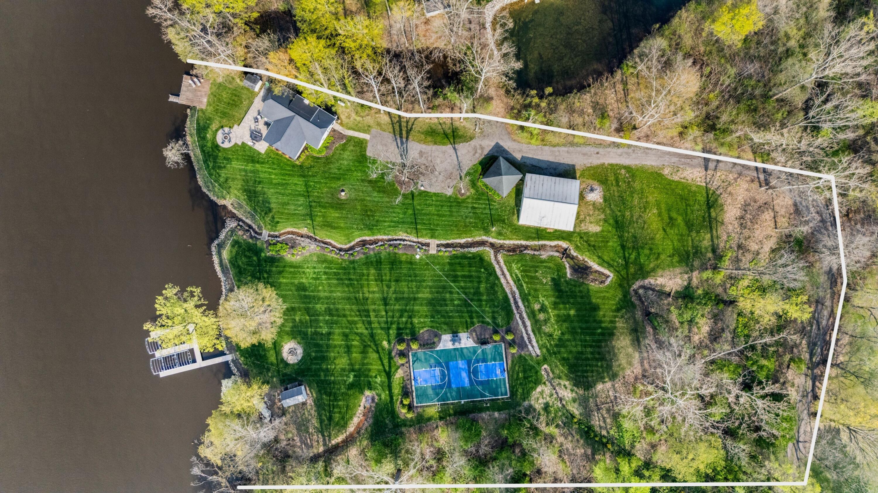 4435 Lake Chapin Road Berrien Springs, MI 49103 - Photo 5 of 79 approx_lotlines87DJI_20260423053354_0010