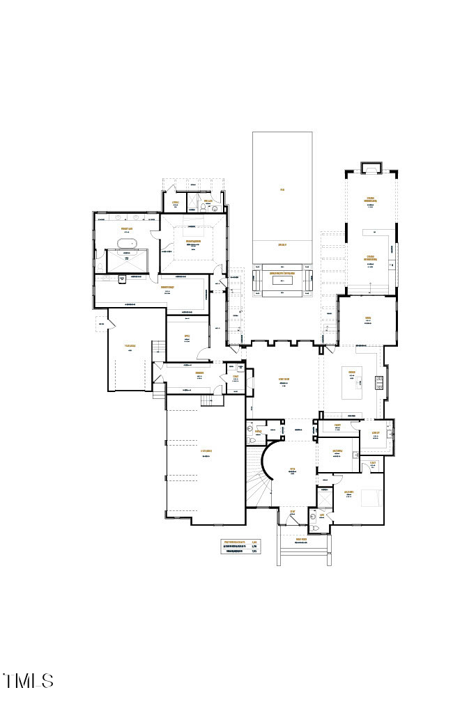 1132 Wimbleton Drive Raleigh, NC 27609 - Photo 29 of 30 a picture of floor plan