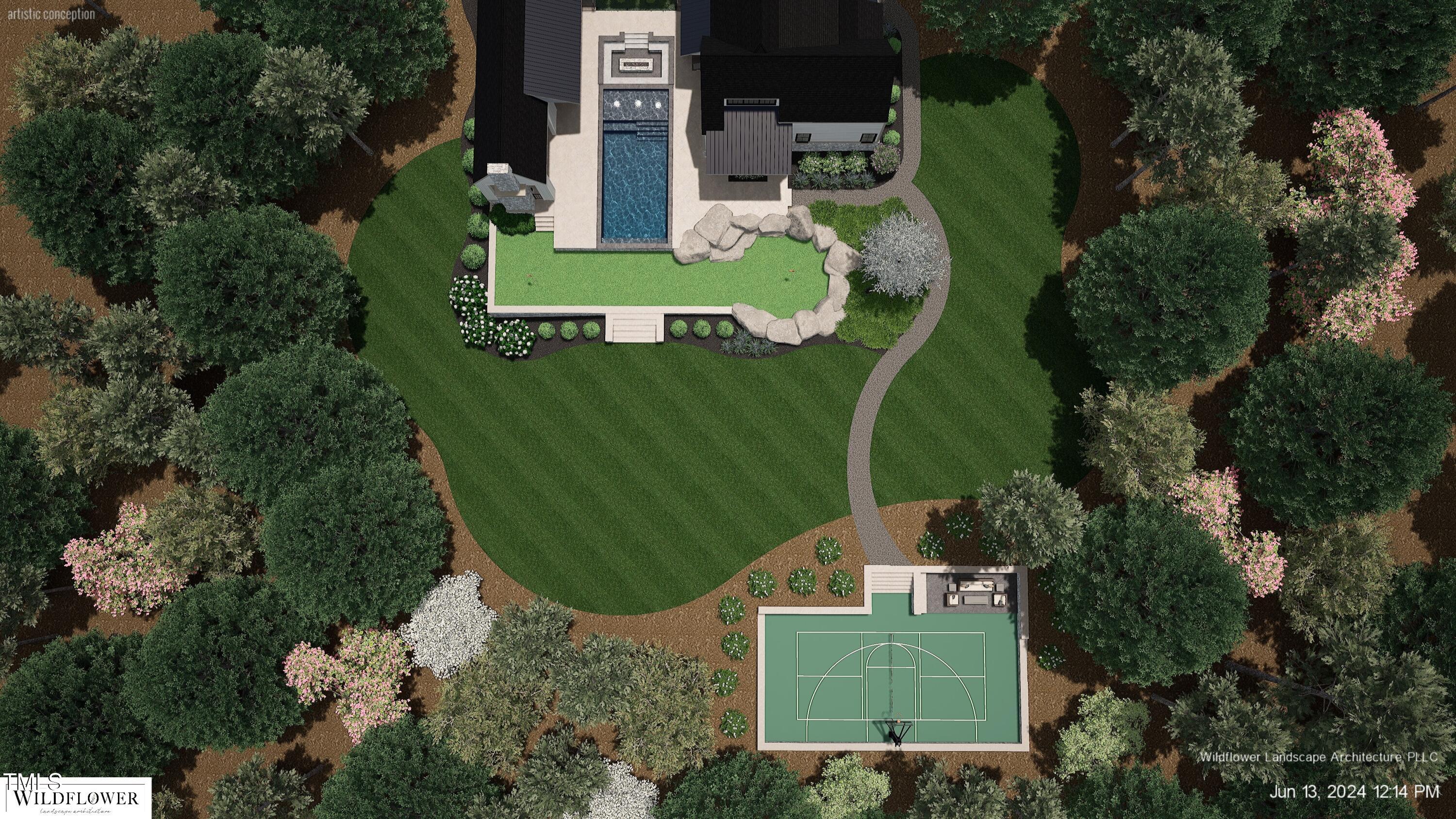 1132 Wimbleton Drive Raleigh, NC 27609 - Photo 4 of 30 an aerial view of a house