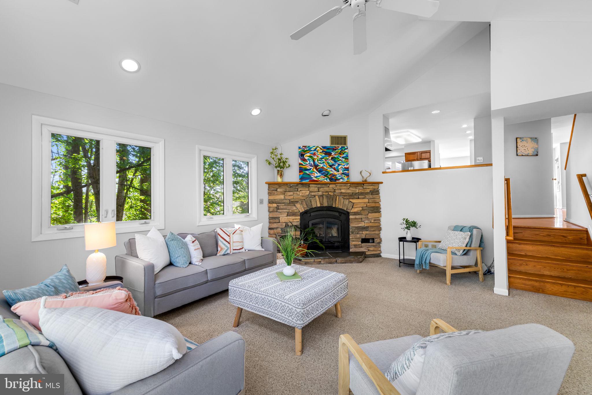 8230 Dogwood Road Windsor Mill, MD 21244 - Photo 19 of 58 Wood Burning Fireplace