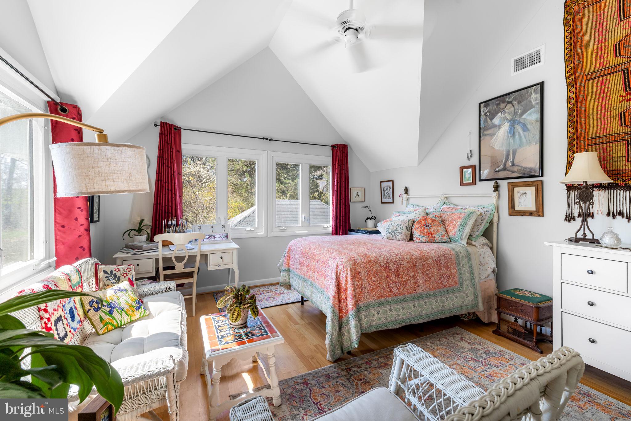 8230 Dogwood Road Windsor Mill, MD 21244 - Photo 26 of 58 Primary Bdrm w/Cathedral Ceiling & Hardwood Floor