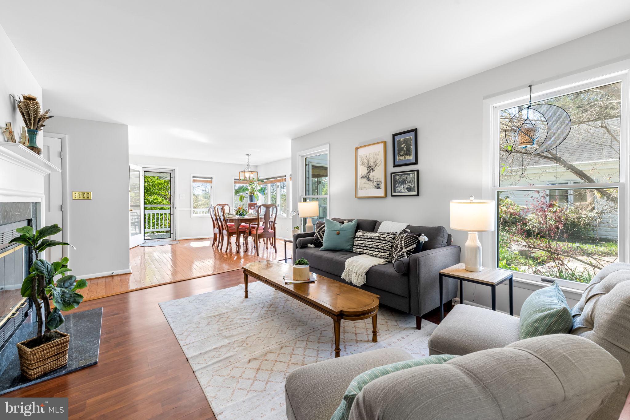 8230 Dogwood Road Windsor Mill, MD 21244 - Photo 8 of 58 Living Room looking to the Dining Room