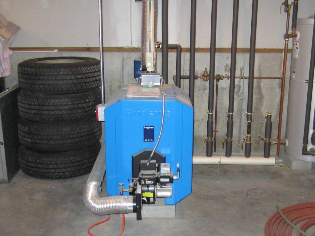 335 Bridgton Road Sebago, ME 04029 - Photo 26 of 35 Buderus Oil boiler