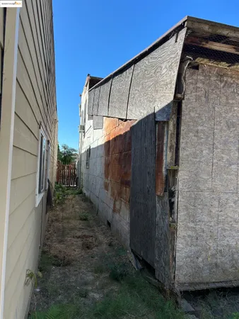 a backyard of a house