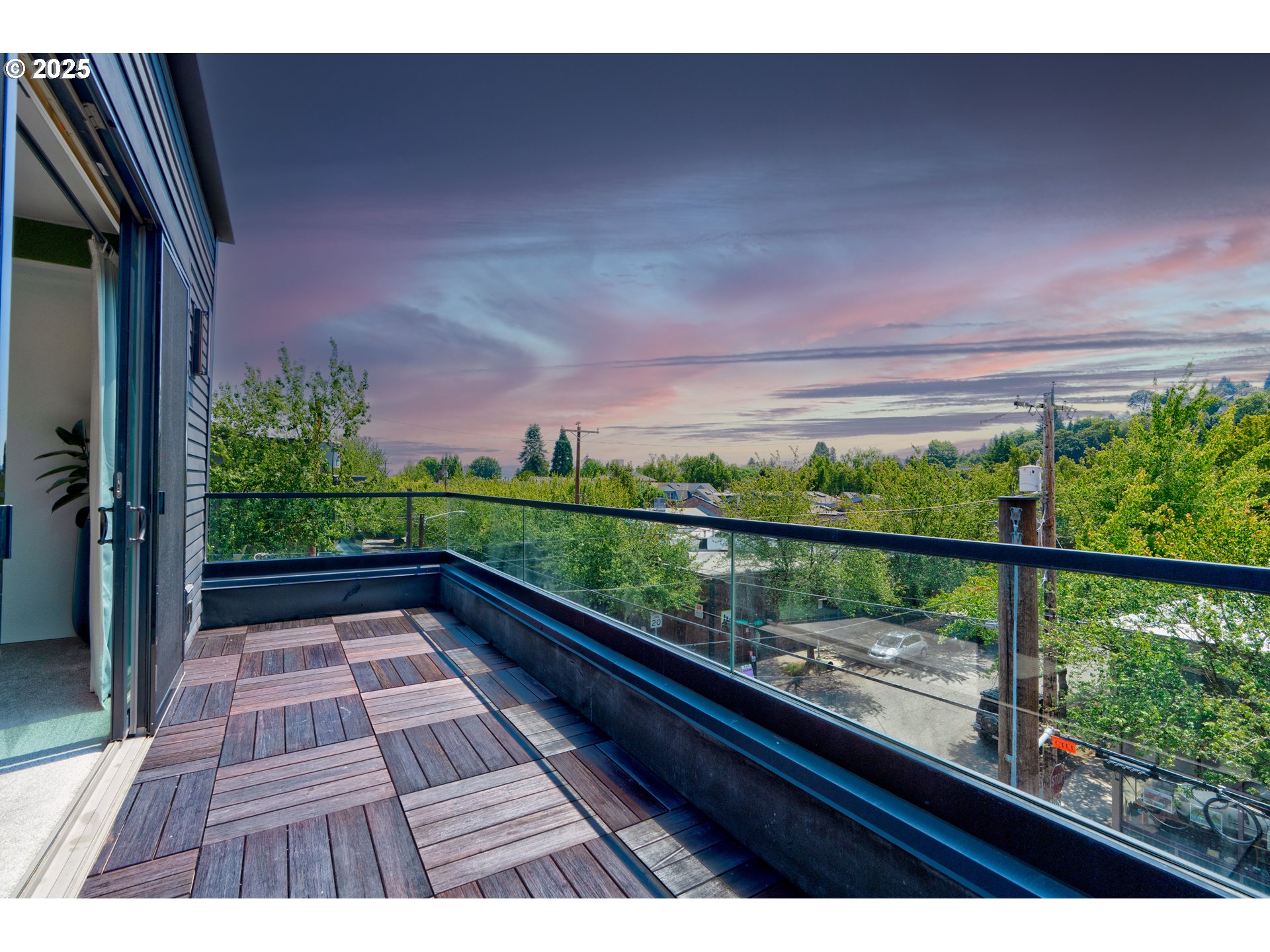 2805 Northwest Thurman Street Portland, OR 97210 - Photo 35 of 42 a view of balcony with wooden floor and outdoor space