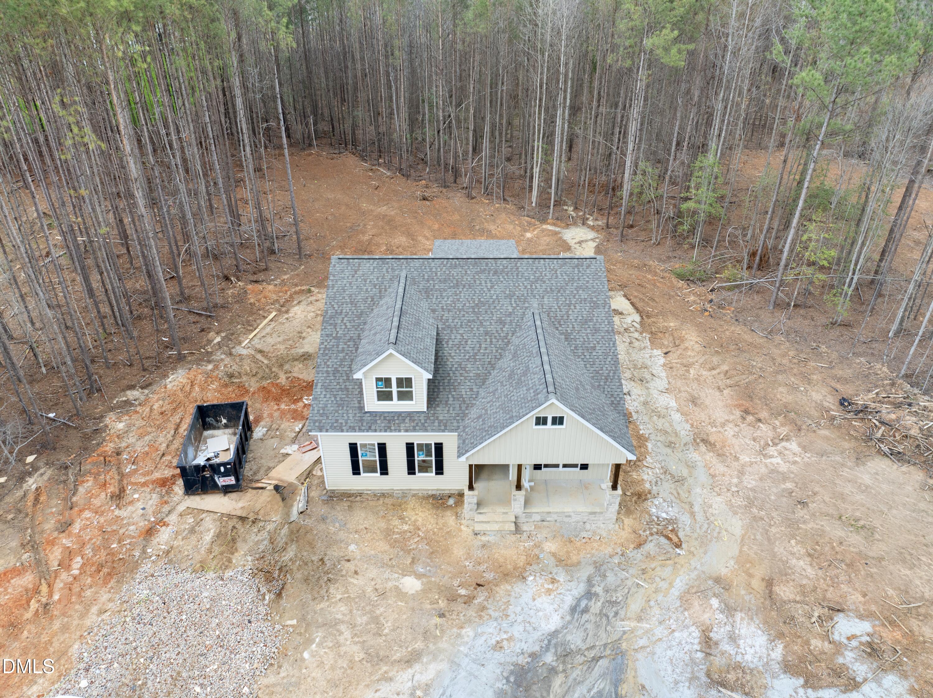 10300 Stallings Road Spring Hope, NC 27882 - Photo 33 of 36 an aerial view of a house with a yard