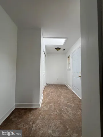 a view of an empty room