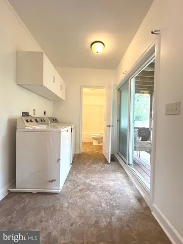 a view of a storage & utility room