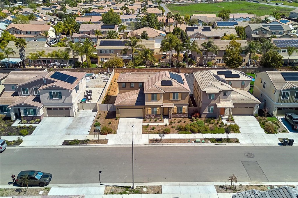 32846 Forgecroft Street Menifee, CA 92584 - Photo 46 of 48 an aerial view of residential houses with outdoor space