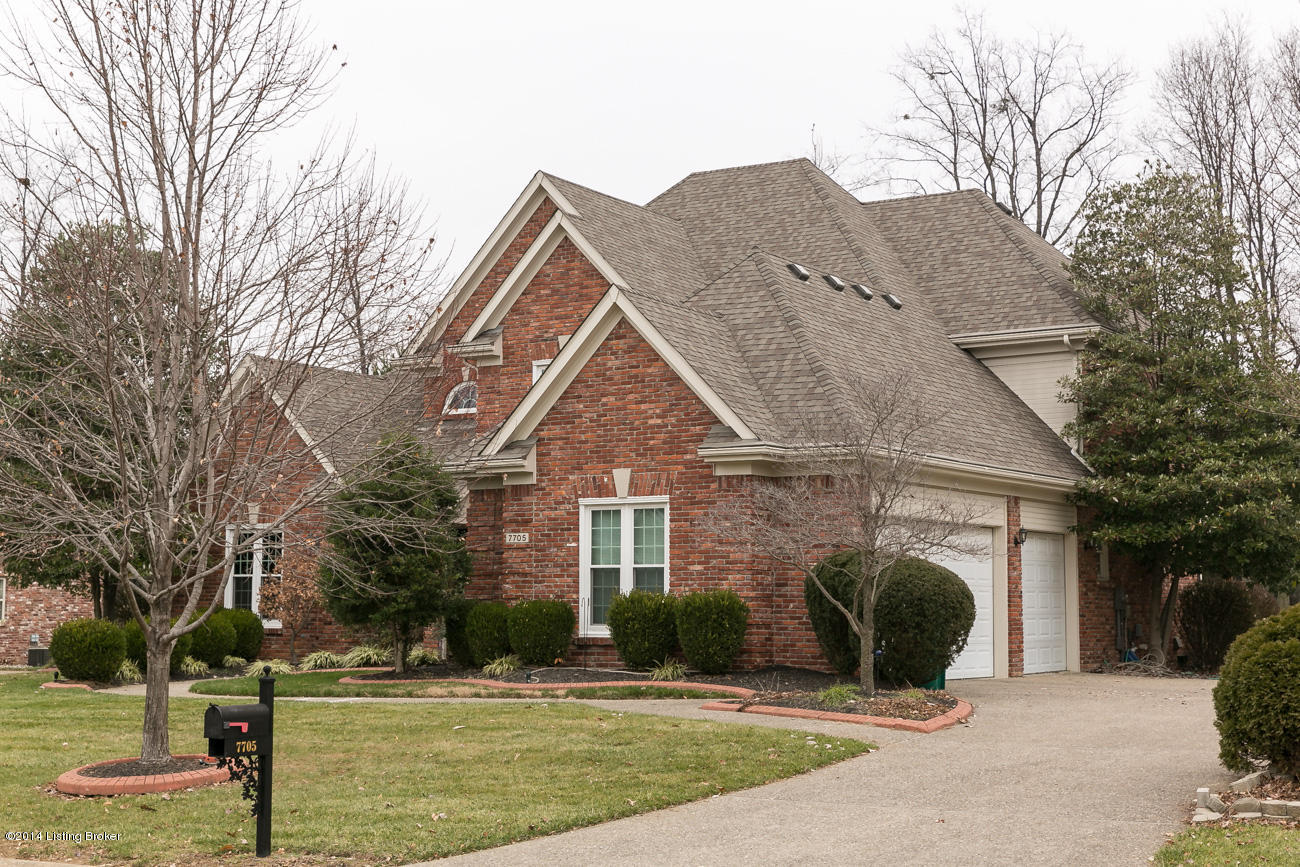 Attached 3 car garage on .45 acres