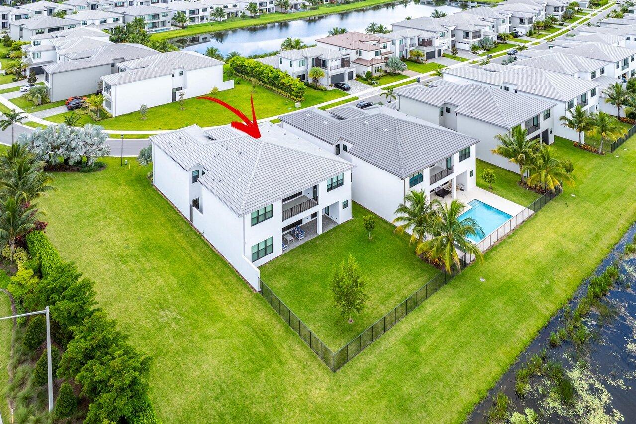 17128 Watersprite Lakes Road Boca Raton, FL 33496 - Photo 48 of 56 an aerial view of residential house with pool